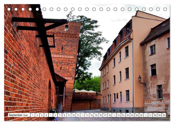 Produktbild: Thorn Torun - Die gotische Altstadt (Tischkalender 2026 DIN A5 quer), CALVENDO Monatskalender