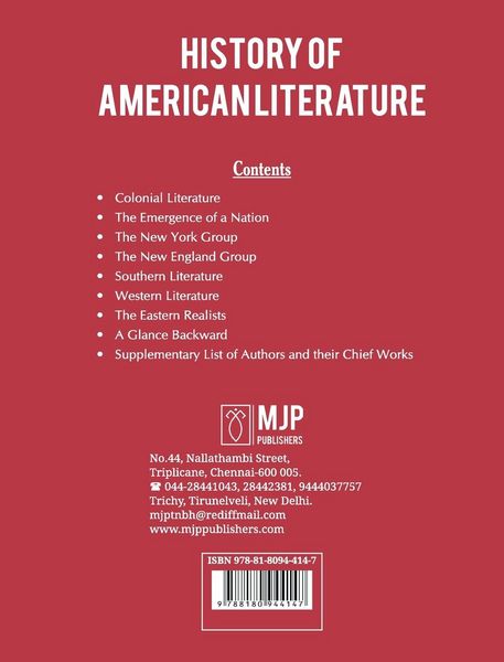 Produktbild: History Of American Litearature