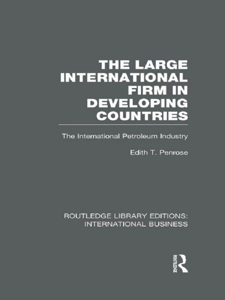 Produktbild: The Large International Firm (RLE International Business)