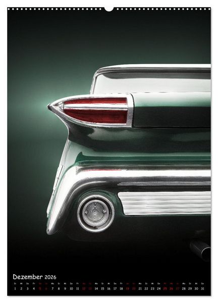 Produktbild: Amerikanische Autos 1950er bis 1980er Favoriten (hochwertiger Premium Wandkalender 2026 DIN A2 hoch), Kunstdruck in Hochglanz