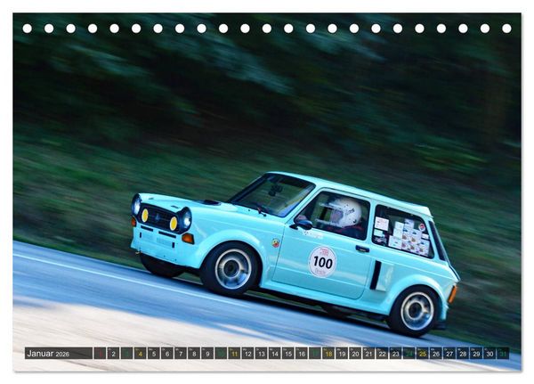 Produktbild: OLDTIMER BERGRENNEN - Kleine Flitzer (Tischkalender 2026 DIN A5 quer), CALVENDO Monatskalender