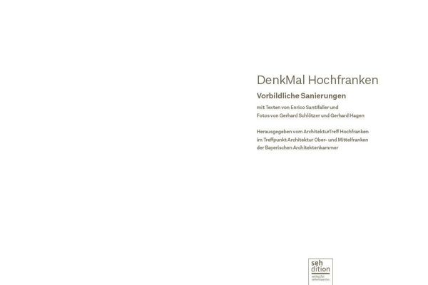 Produktbild: DenkMal Hochfranken
