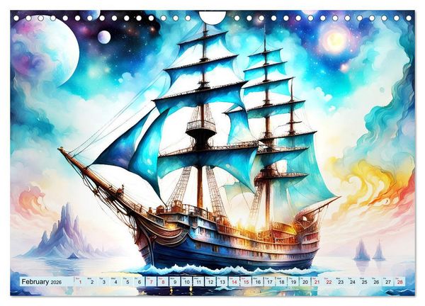 Produktbild: Sail of eternity (Wall Calendar 2026 DIN A4 landscape), CALVENDO 12 Month Wall Calendar