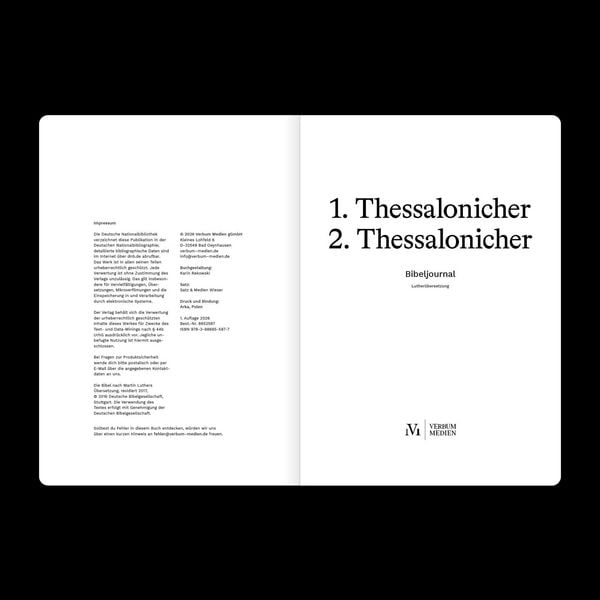 Produktbild: 1.&ndash;2. Thessalonicher (Bibeljournal)