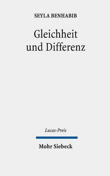 Produktbild: Gleichheit und Differenz