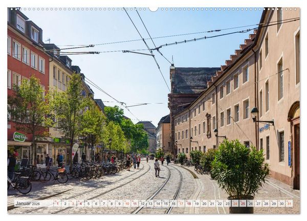 Produktbild: Freiburg im Breisgau Impressionen (hochwertiger Premium Wandkalender 2026 DIN A2 quer), Kunstdruck in Hochglanz