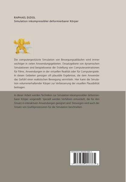 Produktbild: Simulation inkompressibler deformierbarer K&ouml;rper