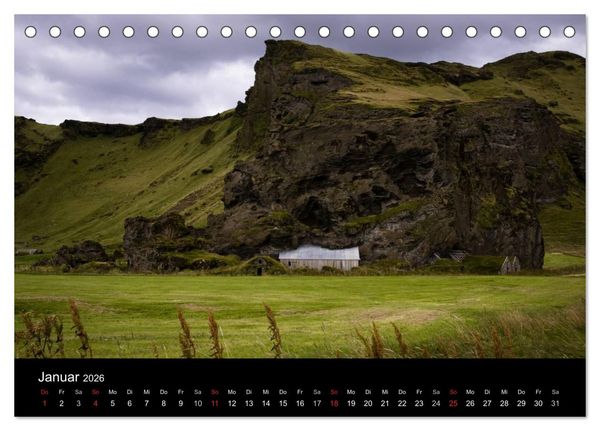 Produktbild: Island (Tischkalender 2026 DIN A5 quer), CALVENDO Monatskalender