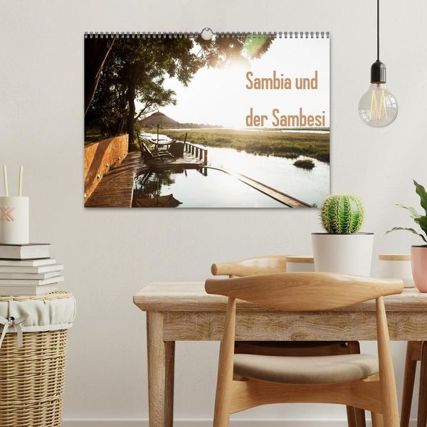 Produktbild: Sambia und der Sambesi (Wandkalender 2026 DIN A3 quer), CALVENDO Monatskalender