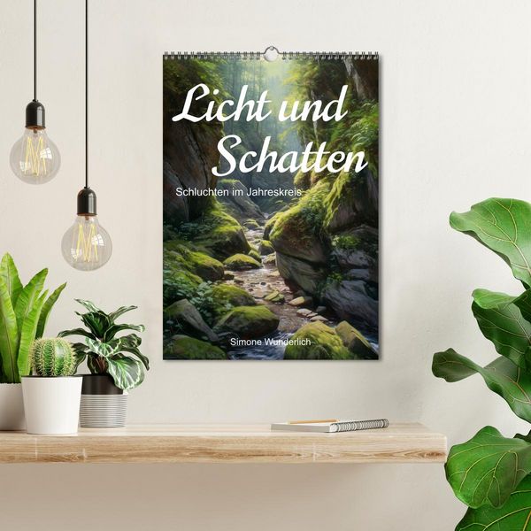 Produktbild: Licht und Schatten - Schluchten im Jahreskreis (Wandkalender 2026 DIN A3 hoch), CALVENDO Monatskalender