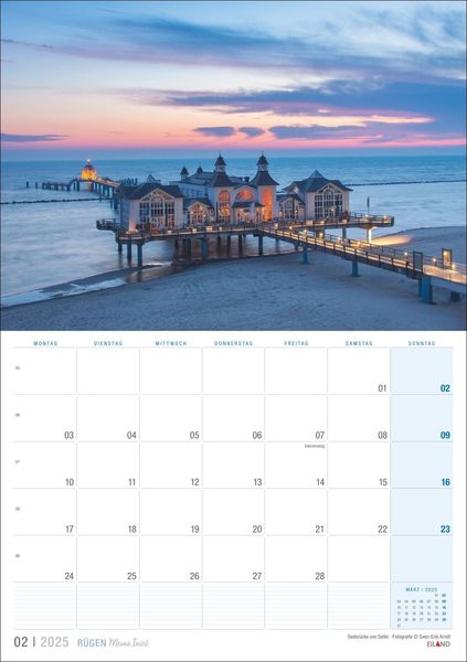 'Rügen …meine Insel Kalender 2025' - 'Mecklenburg-Vorpommern'