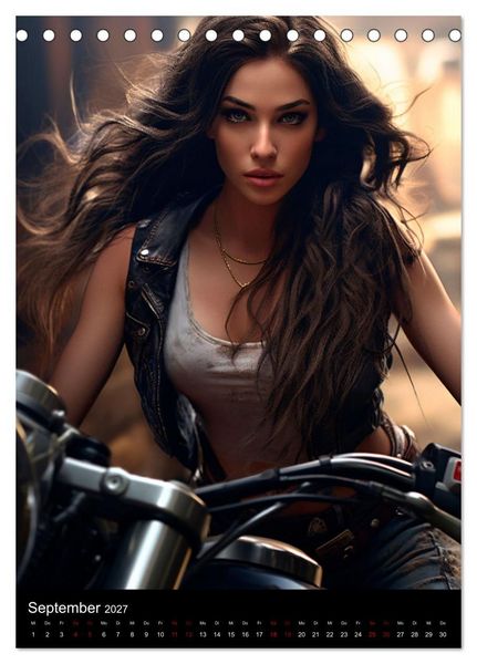 Produktbild: Riding Beauties (Tischkalender 2027 DIN A5 hoch), CALVENDO Monatskalender