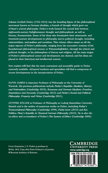Produktbild: The Cambridge Companion to Fichte