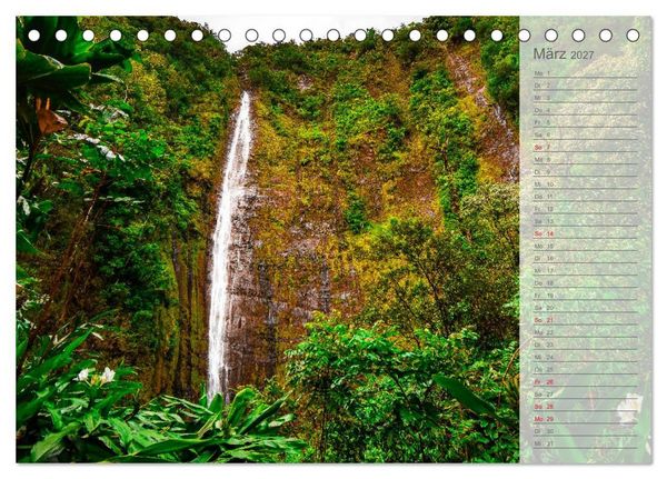 Produktbild: Malerisches Hawaii (Tischkalender 2027 DIN A5 quer), CALVENDO Monatskalender
