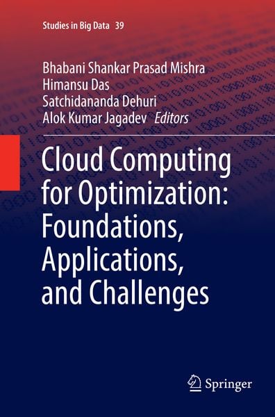 Produktbild: Cloud Computing for Optimization: Foundations, Applications, and Challenges