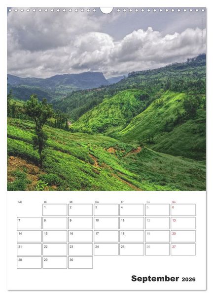 Produktbild: Sri Lanka 2026 - Exotisches Paradies - Jahresplaner (Wandkalender 2026 DIN A3 hoch), CALVENDO Monatskalender
