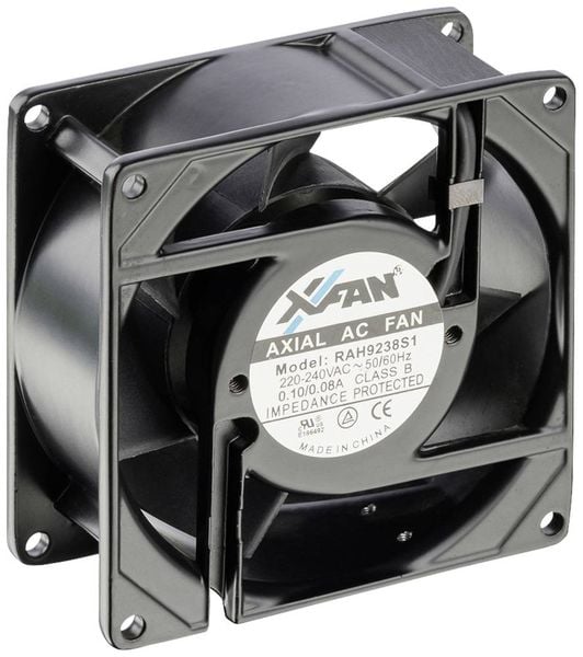 Produktbild: X-Fan RAH9238S1 Axiall&uuml;fter 230 V/AC 66 m&sup3;/h (L x B x H) 92 x 92 x 38mm