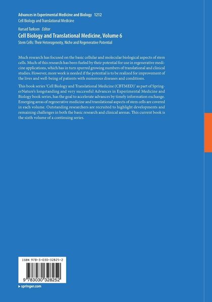 Produktbild: Cell Biology and Translational Medicine, Volume 6