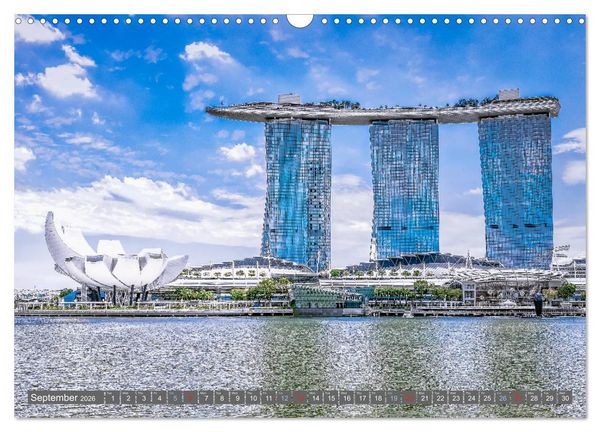 Produktbild: Singapore - Discover Central Area (Wall Calendar 2026 DIN A3 landscape), CALVENDO 12 Month Wall Calendar