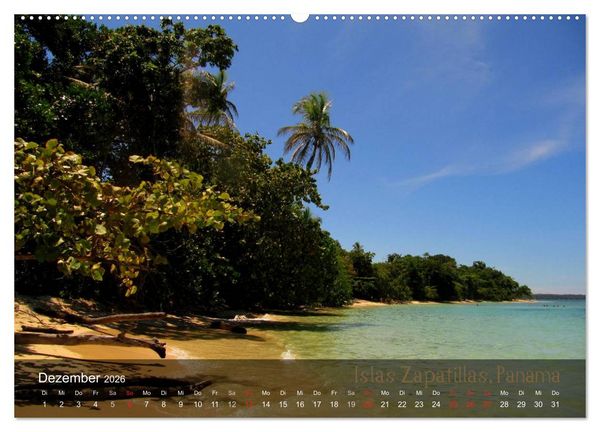 Produktbild: Von Mexiko nach Panama in 12 Monaten (hochwertiger Premium Wandkalender 2026 DIN A2 quer), Kunstdruck in Hochglanz