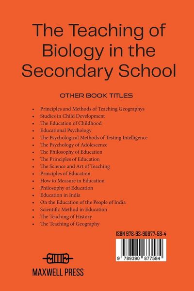 Produktbild: The Teaching of Biology in the Secondary School