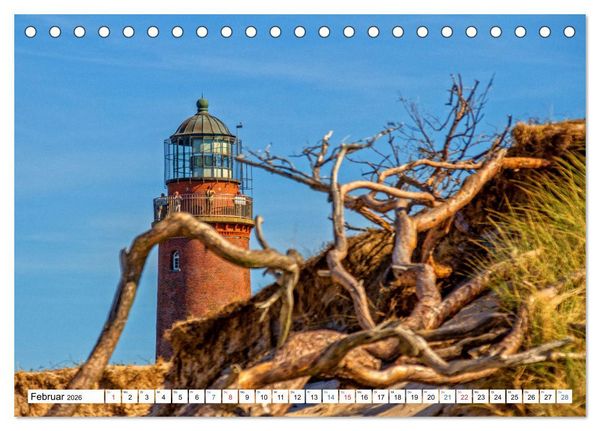 Produktbild: Prerow auf dem Dar&szlig; - Sehnsuchtsort an der Ostsee (Tischkalender 2026 DIN A5 quer), CALVENDO Monatskalender