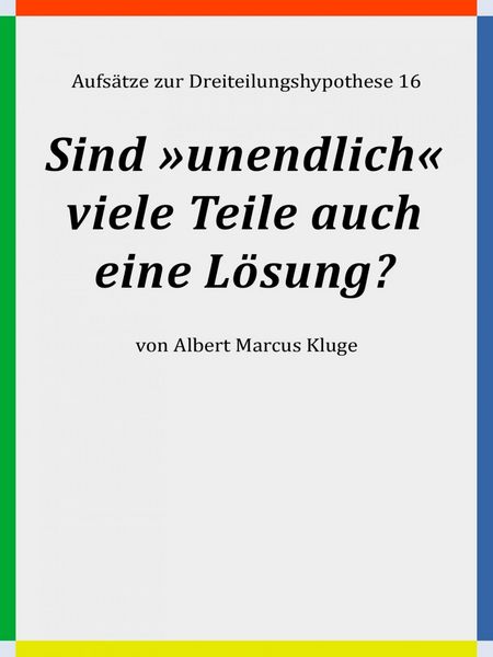 Produktbild: Sind &raquo;unendlich&laquo; viele Teile auch eine L&ouml;sung?