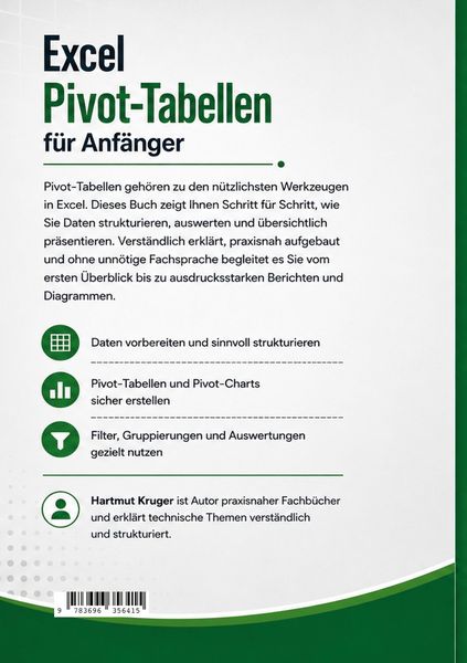 Produktbild: Excel Pivot-Tabellen f&uuml;r Anf&auml;nger