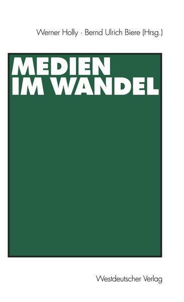 Produktbild: Medien im Wandel
