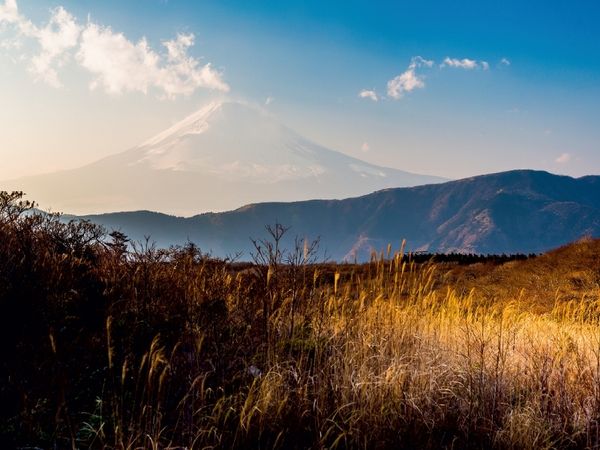 Produktbild: CALVENDO Puzzle Sonnenuntergang am Fujiyama | 1000 Teile Lege-Gr&ouml;&szlig;e 64x48cm Foto-Puzzle f&uuml;r gl&uuml;ckliche Stunden