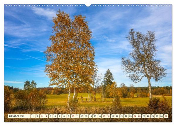 Produktbild: Naturpark Obere Donau (hochwertiger Premium Wandkalender 2026 DIN A2 quer), Kunstdruck in Hochglanz