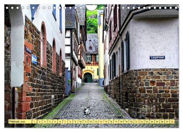 Produktbild: Bacharach - Sehenswerter Ort am Mittelrhein (Wandkalender 2026 DIN A4 quer), CALVENDO Monatskalender