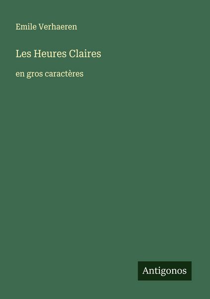 Produktbild: Les Heures Claires