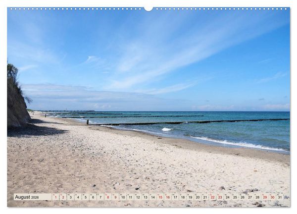 Produktbild: Ostseebad Wustrow K&uuml;stenimpressionen (Wandkalender 2026 DIN A2 quer), CALVENDO Monatskalender