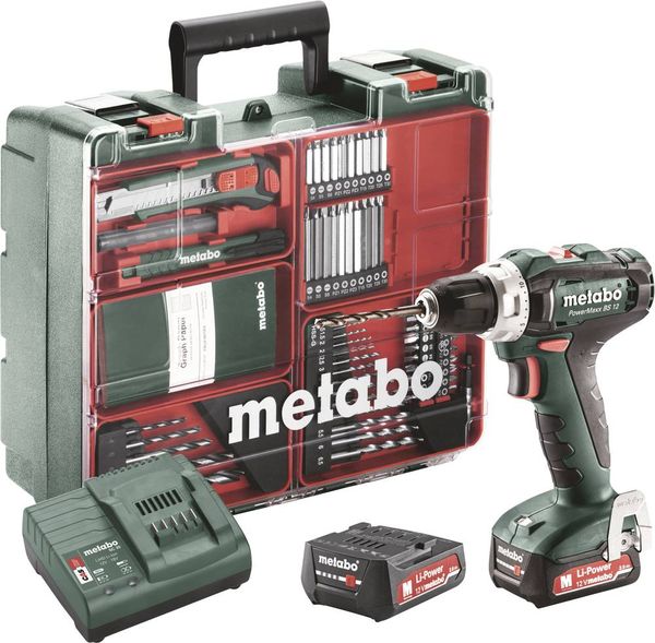 Metabo 601036870 Akku-Bohrschrauber 12V 2Ah Li-Ion