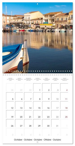 Produktbild: E&acute;tang de Thau en Me&acute;diterrane&acute;e (Calendrier mural carr&eacute; 2026 30x30 cm) Calendrier double avec une page pour vos prises de notes