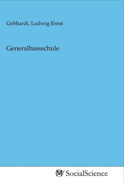 Produktbild: Generalbassschule