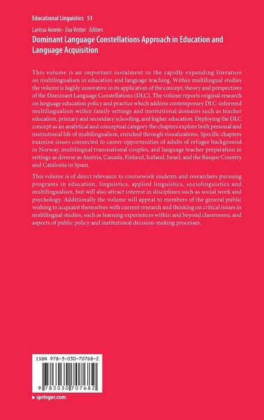 Produktbild: Dominant Language Constellations Approach in Education and Language Acquisition