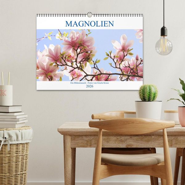 Produktbild: Magnolien Ein Bl&uuml;tenrausch (Wandkalender 2026 DIN A3 quer), CALVENDO Monatskalender