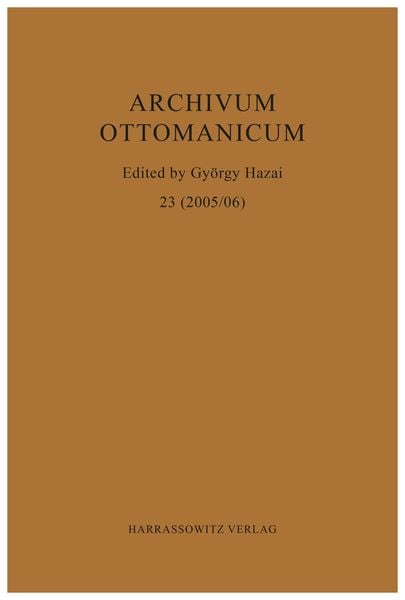 Produktbild: Archivum Ottomanicum 23 (2005/06)