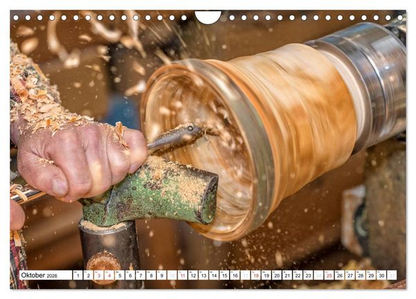 Produktbild: Holz entt&auml;uscht nie (Wandkalender 2026 DIN A4 quer), CALVENDO Monatskalender