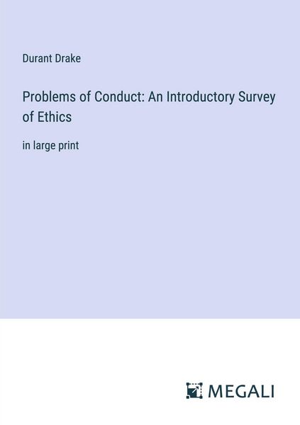 Produktbild: Problems of Conduct: An Introductory Survey of Ethics