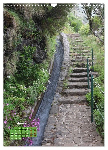 Produktbild: Levadas auf Madeira. Wildromantische Wanderwege (Wandkalender 2027 DIN A3 hoch), CALVENDO Monatskalender
