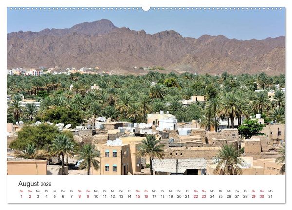 Produktbild: Sultanat Oman - Land des Orients (hochwertiger Premium Wandkalender 2026 DIN A2 quer), Kunstdruck in Hochglanz