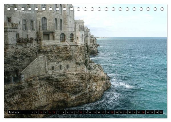 Produktbild: Apulien &ndash; Impressionen (Tischkalender 2026 DIN A5 quer), CALVENDO Monatskalender