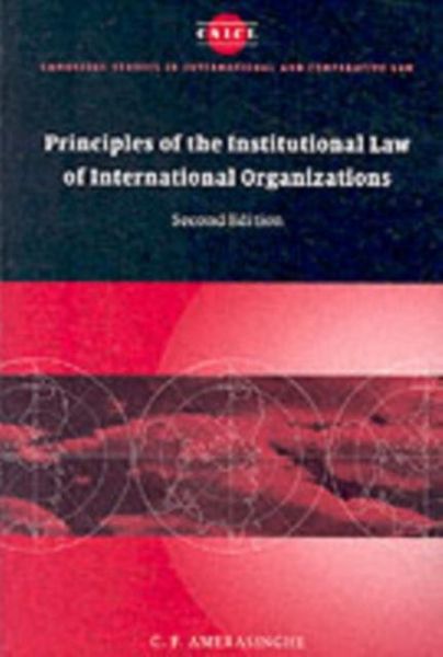 Produktbild: Principles of the Institutional Law of International Organizations