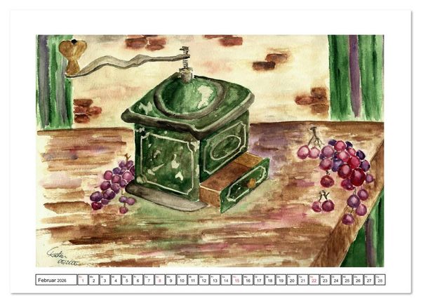 Produktbild: Der AQUARELL-Kalender (Wandkalender 2026 DIN A3 quer), CALVENDO Monatskalender