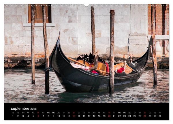 Produktbild: Venise Impressions (Calendrier mural 2026 DIN A2 vertical) calendrier de bureau
