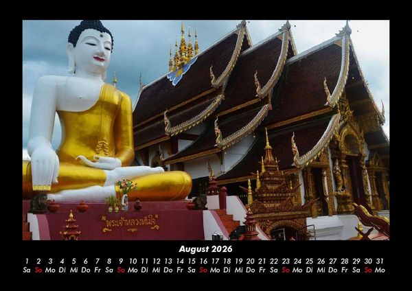 Produktbild: Tempel 2026 Fotokalender DIN A3