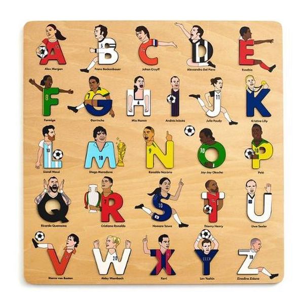 Produktbild: Soccer Legends Wooden Alphabet Puzzle